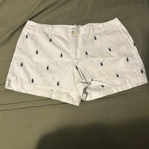 Polo by Ralph Lauren White Bermuda Shorts Classic Style